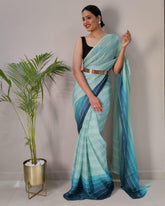 Premium Georgette 1 Minute Ready to wear sarees